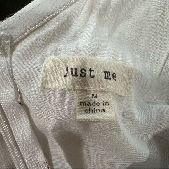 Just Me Tiered Midi Dress with Frill Neckline – Size M – Like New - Picture 15 of 15